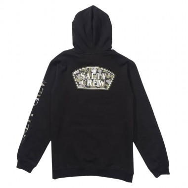 SALTY CREW FILLER UP HOODIE BLACK