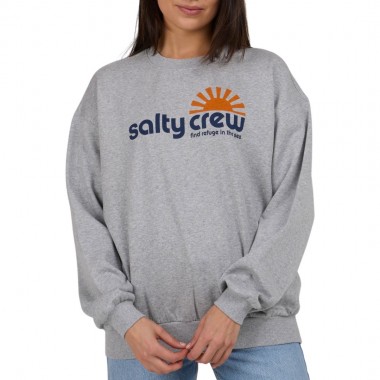 SALTY CREW FUN IN THE SUN W CREW ATHLETIC HEATHER
