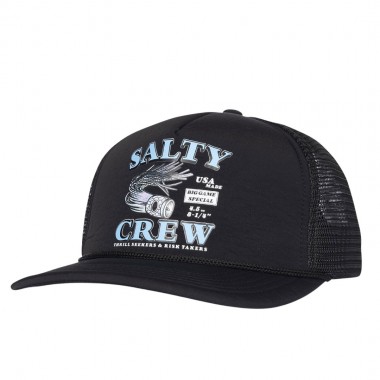 SALTY CREW GOOD TIMES FOAMIE TRUCKER CAP BLACK