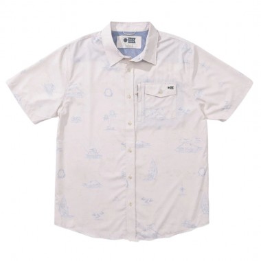 SALTY CREW HELMSMAN UV SS SHIRT OYSTER