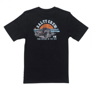 SALTY CREW LIFTED BOYS SS TEE BLACK