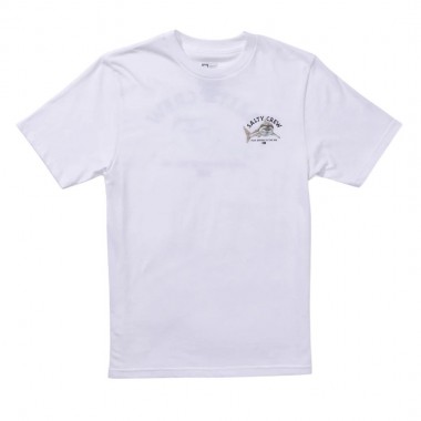 SALTY CREW LURKING BOYS SS TEE WHITE