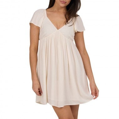 SALTY CREW MAINLAND DRESS OFF WHITE