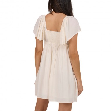 SALTY CREW MAINLAND DRESS OFF WHITE