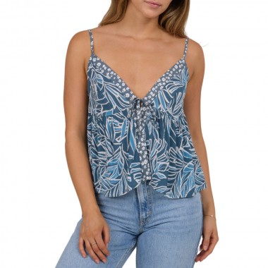 SALTY CREW MAINLAND W CAMI TOP FIN BLUE