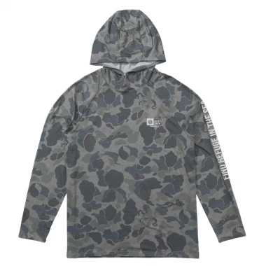 SALTY CREW MARINER LITE UV HOODIE SAND CAMO