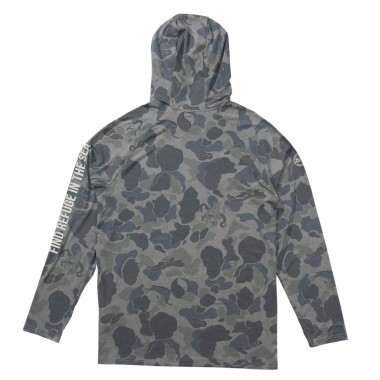SALTY CREW MARINER LITE UV HOODIE SAND CAMO