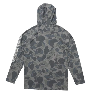 SALTY CREW MARINER LITE UV HOODIE SAND CAMO