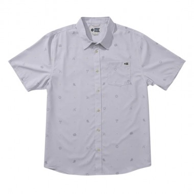 SALTY CREW MICRO VIBES UV SS SHIRT LIGHT GREY