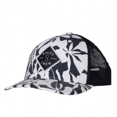 SALTY CREW SEALINE RETRO W TRUCKER CAP OPTIC BLACK