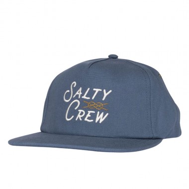 SALTY CREW SPLICE 5 PANEL CAP SLATE
