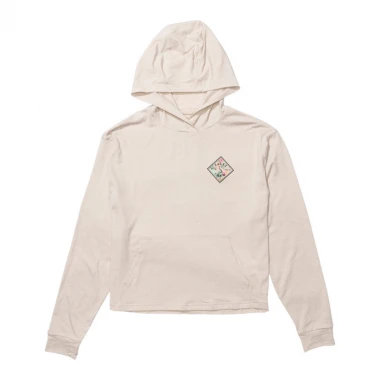 SALTY CREW TIPPET FILL W LS TECH HOODIE OATMEAL