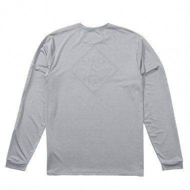 SALTY CREW TIPPET LS SUNSHIRT SILVER