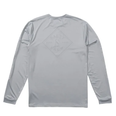 SALTY CREW TIPPET LS SUNSHIRT SILVER
