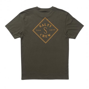 SALTY CREW TIPPET SS TEE DUSTY OLIVE