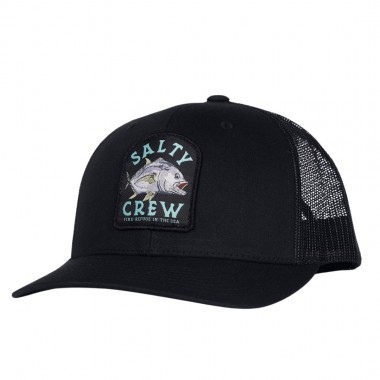 SALTY CREW ULUA RETRO TRUCKER CAP BLACK