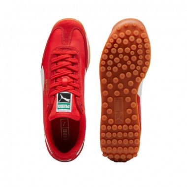PUMA EASY RIDER VINTAGE SHOES PUMA RED-PUMA WHITE