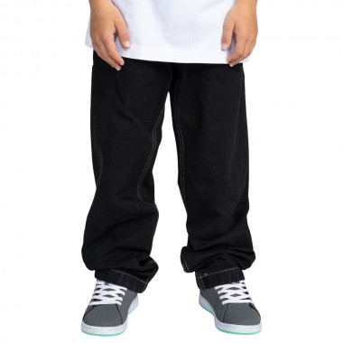 DC WORKER BAGGY DENIM K PANTS BLACK TINT
