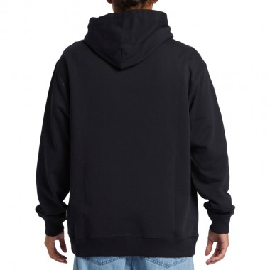 QUIKSILVER DNA IMPAIRED LOGO HOODIE BLACK