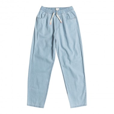 ROXY BOTTOM OF THE OCEAN K DENIM PANTS GLACIER