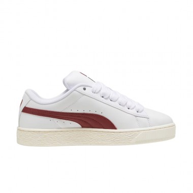 PUMA SUEDE XL LEATHER SHOES PUMA WHITE-INTENSE RED