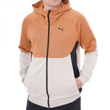 PUMA PUMATECH FULL-ZIP HOODIE FL DESERT DUST