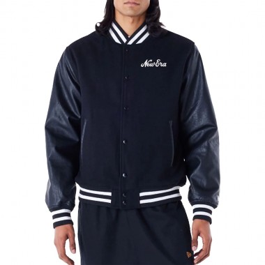 NEW ERA VARSITY JACKET BLACK