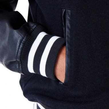 NEW ERA VARSITY JACKET BLACK