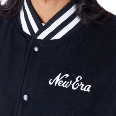 NEW ERA VARSITY JACKET BLACK