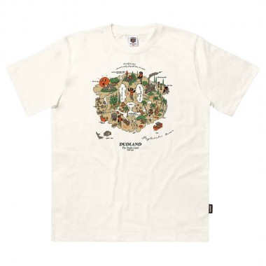 THE DUDES DUDLAND T-SHIRT OFF WHITE