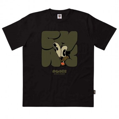 THE DUDES CHAOS T-SHIRT BLACK