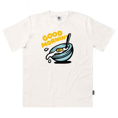 THE DUDES GOOD MORNING T-SHIRT OFF WHITE