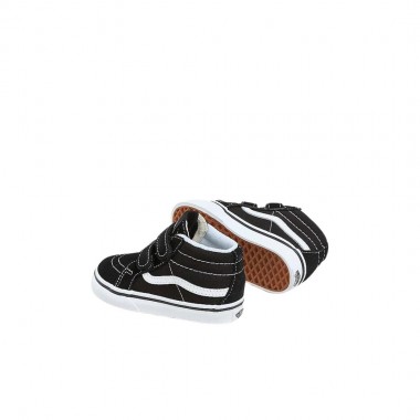VANS SK8-MID REISSUE HOOK AND LOOP TOD SHOES BLACK/TRUE WHITE