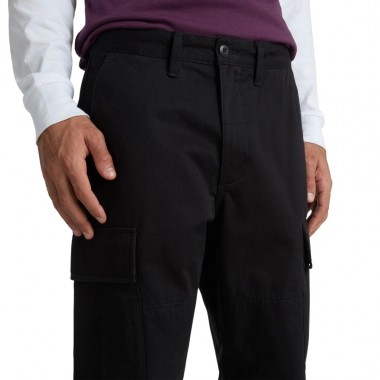 VANS SERVICE CARGO LOOSE TAPERED PANTS BLACK