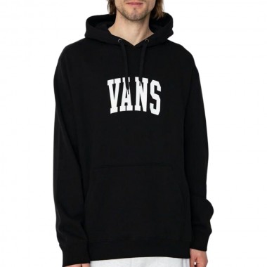 VANS ARCHED PULLOVER HOODIE BLACK