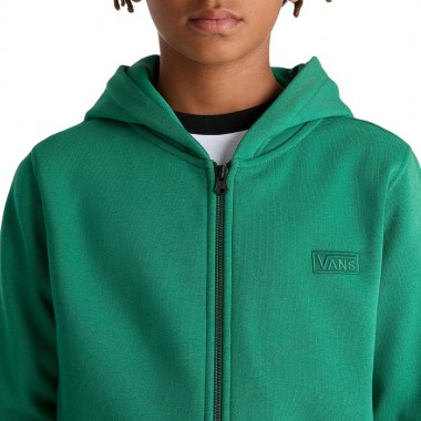 VANS CORE BASICS K ZIP HOODIE VERDANT GREEN