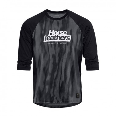 HORSEFEATHERS SPIKE 3/4 BIKE JERSEY HALFTONE/BLACK