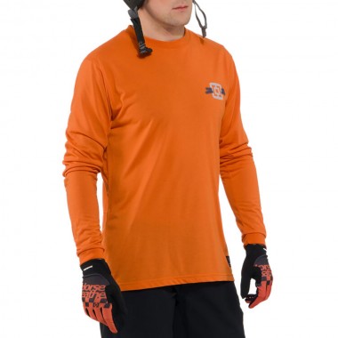 HORSEFEATHERS FURY LS BIKE JERSEY BURNT ORANGE