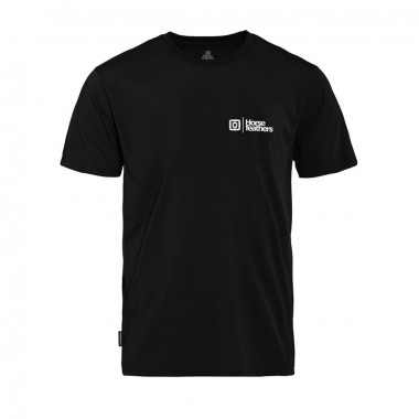HORSEFEATHERS ROOTER TECH T-SHIRT BLACK
