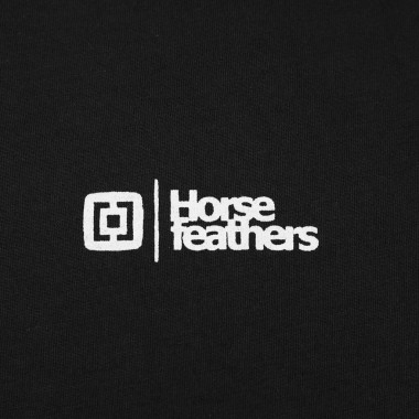 HORSEFEATHERS ROOTER TECH T-SHIRT BLACK