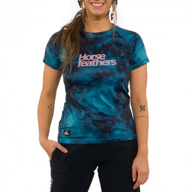 HORSEFEATHERS DECO BIKE JERSEY PETROL CAMO
