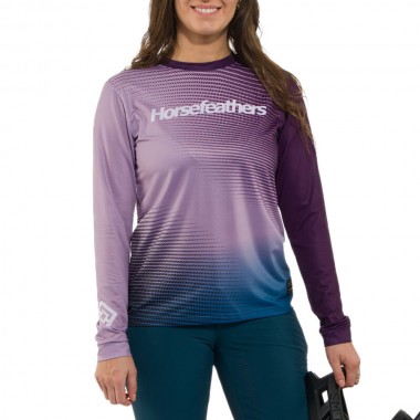 HORSEFEATHERS W QUANTUM LS BIKE JERSEY IRIS FADE OUT