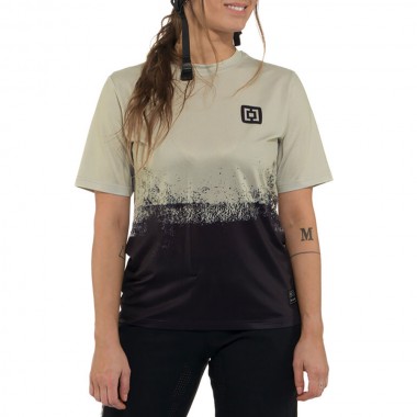 HORSEFEATHERS W QUANTUM BIKE JERSEY SILVER BIRCH/BLACK