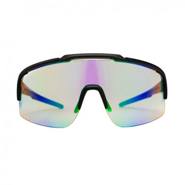 HORSEFEATHERS RECOIL PHOTOCHROMIC SUNGLASSES MT BLACK/MIR GRN