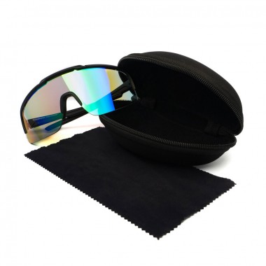 HORSEFEATHERS RECOIL PHOTOCHROMIC SUNGLASSES MT BLACK/MIR GRN