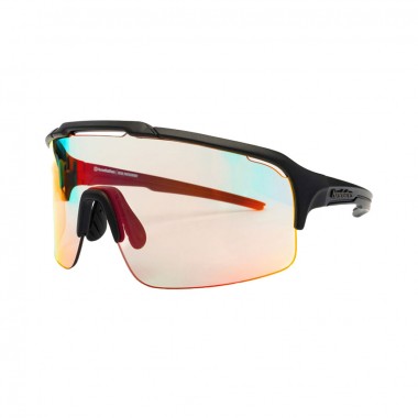 HORSEFEATHERS RECOIL PHOTOCHROMIC SUNGLASSES MT BLACK/MIR RED