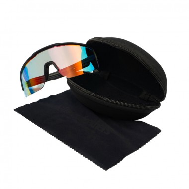 HORSEFEATHERS RECOIL PHOTOCHROMIC SUNGLASSES MT BLACK/MIR RED