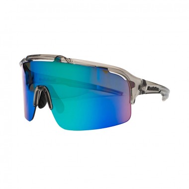 HORSEFEATHERS RECOIL SUNGLASSES TRANSPARENT GRAY/MIRROR GREEN
