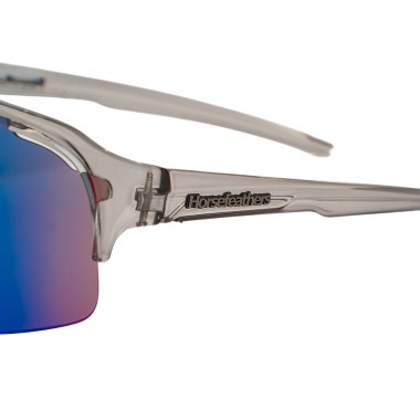 HORSEFEATHERS RECOIL SUNGLASSES TRANSPARENT GRAY/MIRROR GREEN