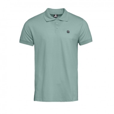 HORSEFEATHERS KATO POLO T-SHIRT BLUE HAZE